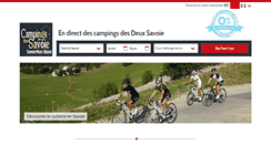 Desktop Screenshot of campingsdessavoie.com